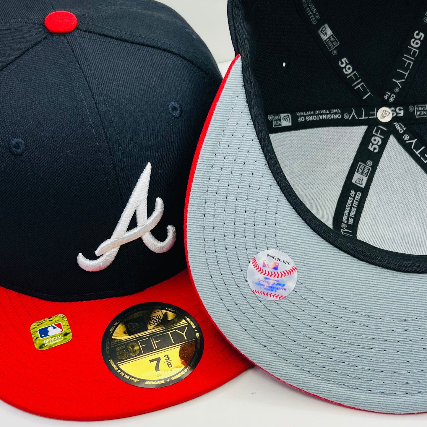 AB07 Gorra 8C Atlanta Braves PL Cerrada