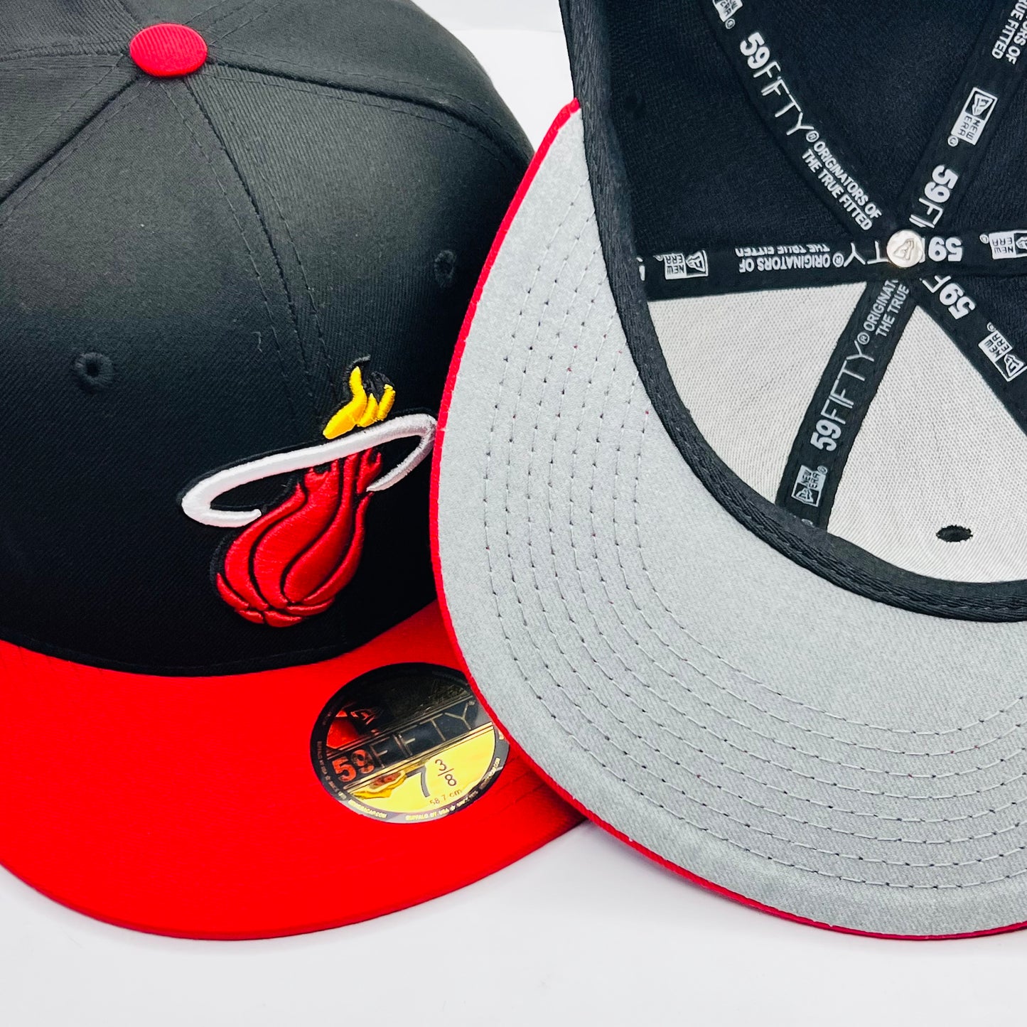 MH01 Gorra 8C Miami Heat PL Cerrada