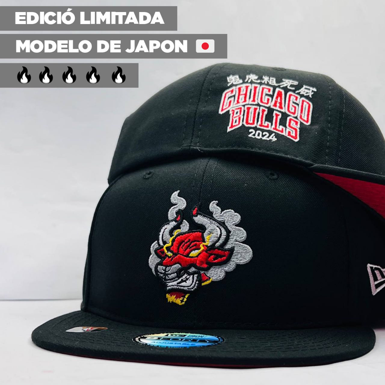 BL02 Gorra 8C Chicago Bulls PL Ajustable