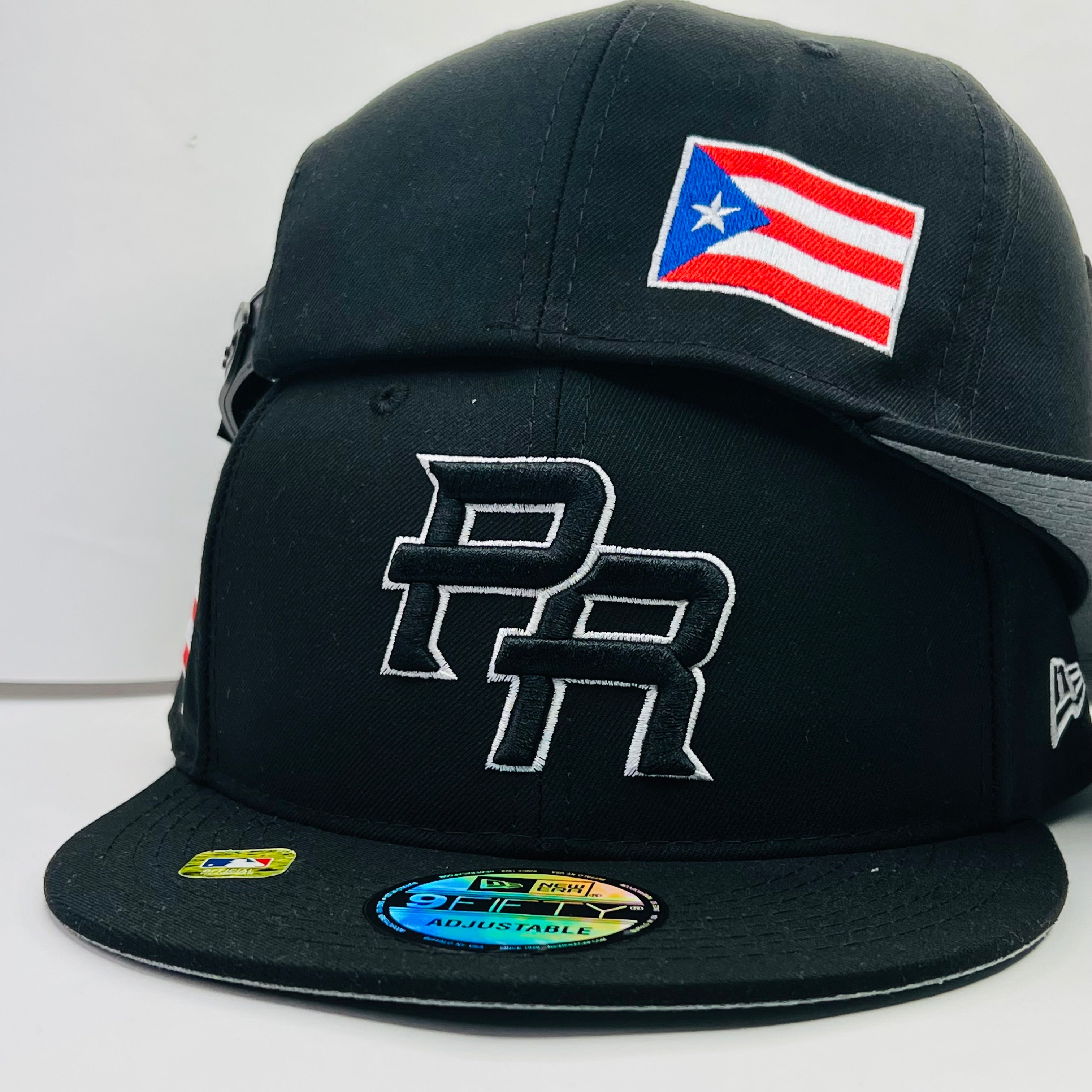 Casquette Snapback Porto Rico Unisexe - Couleur Bleu/rouge, Réglable, Neuf Avec étiquettes